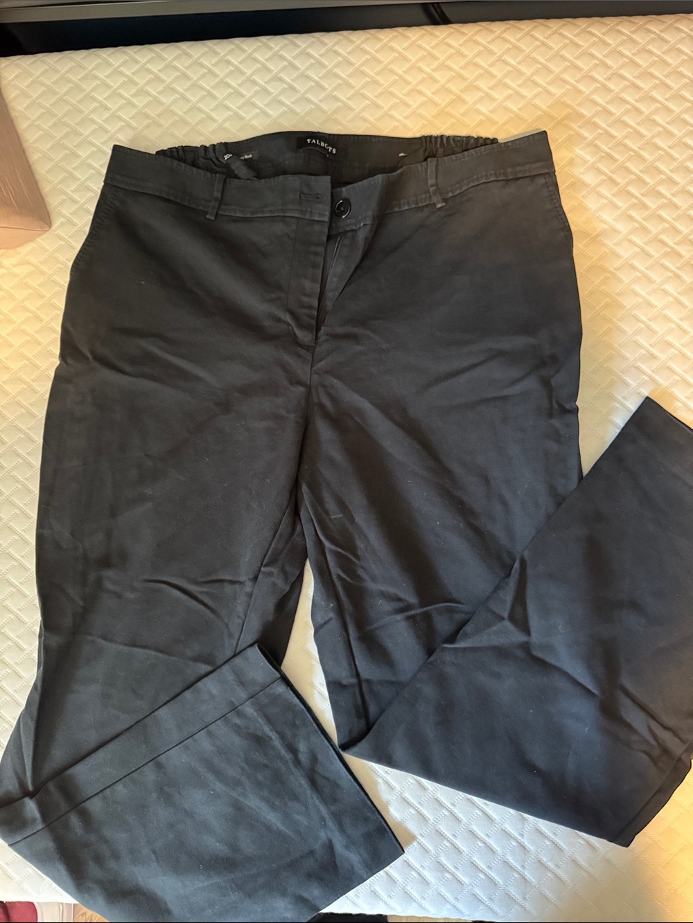 Talbots Black Barely Boot Pants